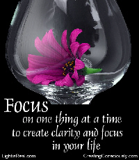 focus and clarity